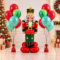 Christmas Nutcracker Airloonz Decoration Balloon Set