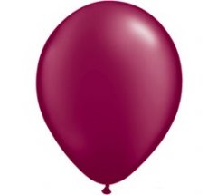 Pearl Burgundy Helium Latex Balloon