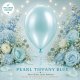 Pearl Tiffany Blue Helium Latex Balloon