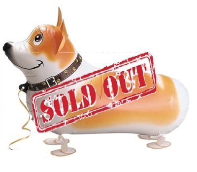 Corgi Walking Pet Balloon Singapore