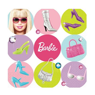 Barbie Doll Beverage Napkin Singapore