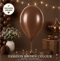 Brown Colour Helium Latex Balloon