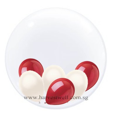 Colored Small Balloon in Bubble Balloon Singapore