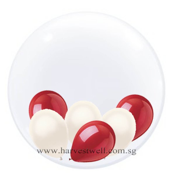 Colored Small Balloon in Bubble Balloon Singapore