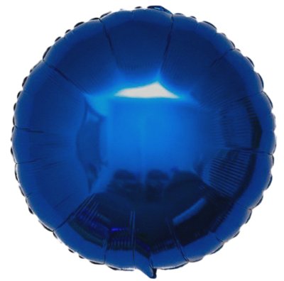 Dark Blue Round Shape Mylar Balloon Singapore