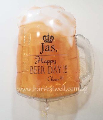 Happy Beer Day Customised Balloon Singapore