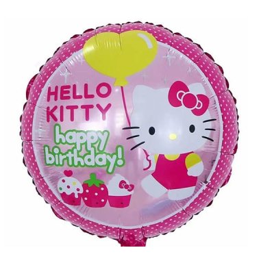 Hello Kitty HBD Cupcakes Mylar Balloon Singapore