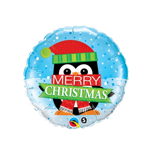 Penguin Christmas Penguin Mylar Balloon