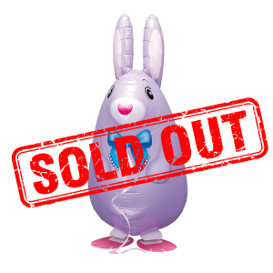 Purple Rabbit Walking Pet Animal Balloon