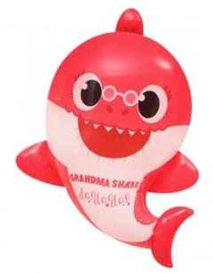 Baby Shark Red JR Shape Mylar Balloon
