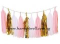 Princess Pink Tassel Garland