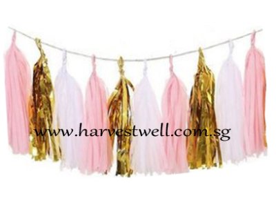 Princess Pink Tassel Garland Singapore