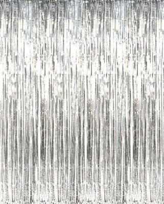 Customised Silver Metallic Foil Tinsel Singapore