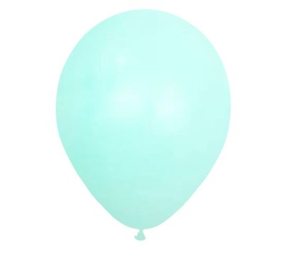 Pastel Macaron AQUA Helium Latex Balloon Singapore