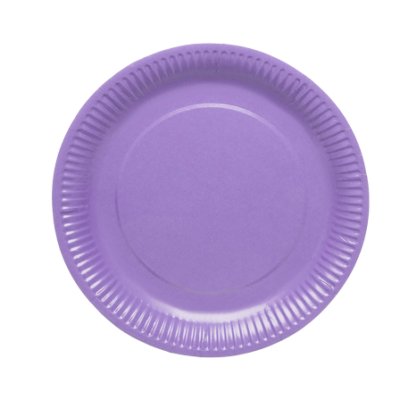 Solid Purple 9inches Lunch Paper Plate 25pcs Singapore