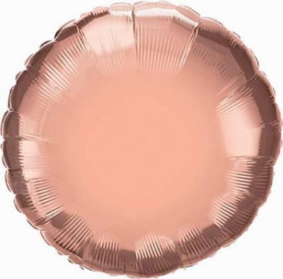 Rose Gold Round Shape Mylar Balloon Singapore