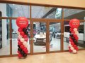 Spiral Balloon Column with Custom Print on Jumbo Balloon Singapore