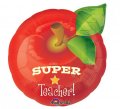 Super Teacher Apple Shape Foil Balloon