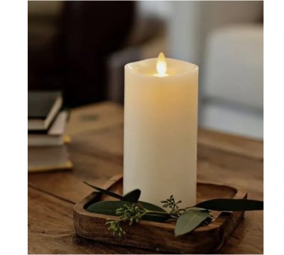 LED Flickering Pillar Candle Singapore
