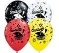 Congrats Graduation Helium Latex Balloon