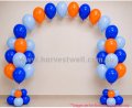 Helium Balloon Column with String Arch Singapore