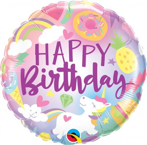 Fantastical Fun Happy Birthday Mylar Balloon