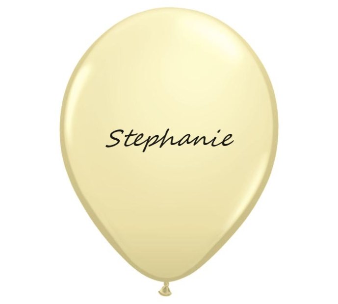 Print Name On Latex Balloon Singapore