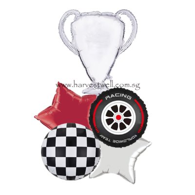 F1 Racing Car Balloon Bouquet Singapore
