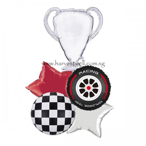 F1 Racing Car Balloon Bouquet