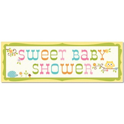SWEET BABY SHOWER Giant Party Banner Singapore