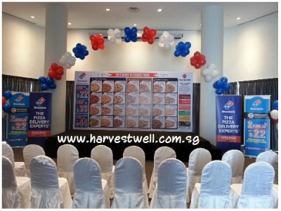 Cluster Helium Balloon Arch Singapore