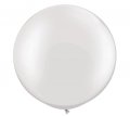 Pearl White Jumbo Round Shape Helium Latex Balloon