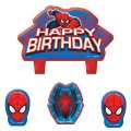 Spiderman Happy Birthday Candle Set