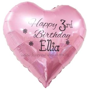 customised foil balloons