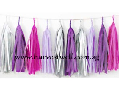 Purple Lover Tassel Garland Singapore