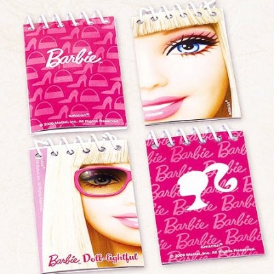Barbie Doll Notepads Singapore