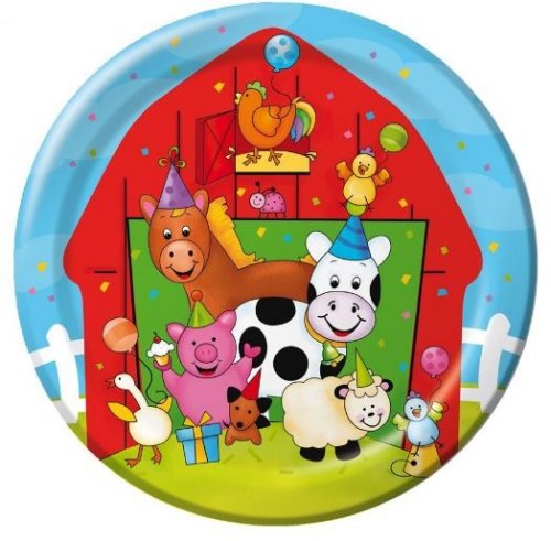 Barnyard Bash Luncheon Plates