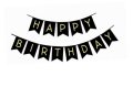 Happy Birthday Black Jointed Banner Singapore