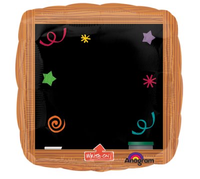 Write-On Wood Frame Black Board Super Shape Singapore