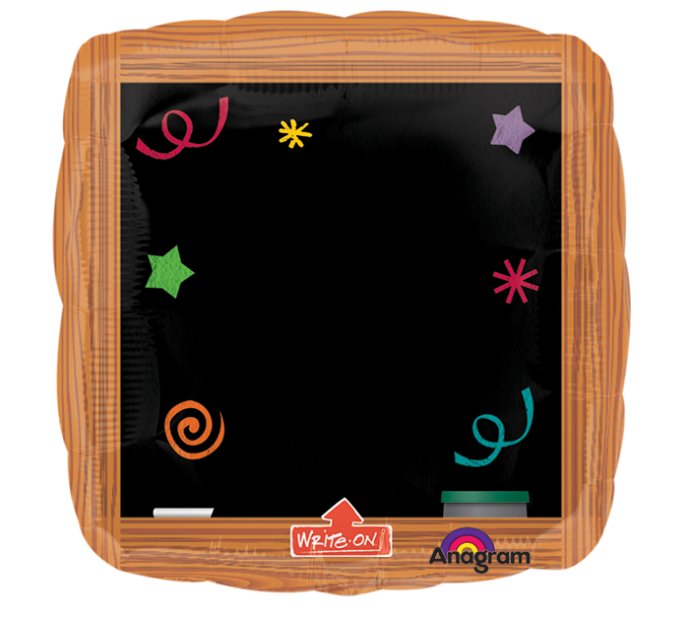 Write-On Wood Frame Black Board Super Shape Singapore