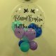 Personalised Blessed Baptism Bubble Balloon
