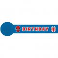 Spiderman Party Crepe Paper Streamer