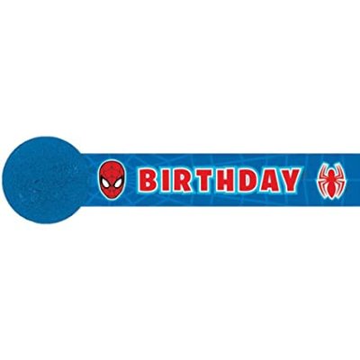Spiderman Party Crepe Paper Streamer Singapore
