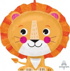 Jungle Safari Animal Lion Super Shaped Mylar Balloon