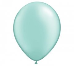 Pearl Aqua Helium Latex Balloon