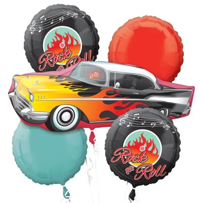 Rock and Roll Hot Car Balloon Bouquet Singapore