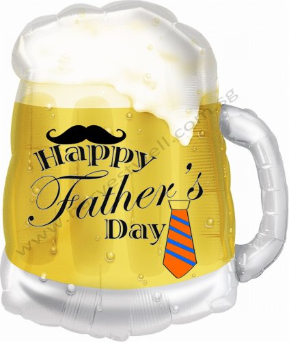 Beer Mug Father's Day Customised Balloon