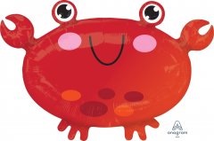 Chubby Crab JR Shape Mylar Balloon