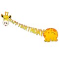 Giraffe Happy Birthday Jointed Banner