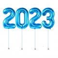New Year 2023 Megaloon Blue Foil Balloon